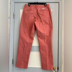 Vineyard Vines Men’s Club Pants Chinos Salmon Pink Red 33x32 Cotton